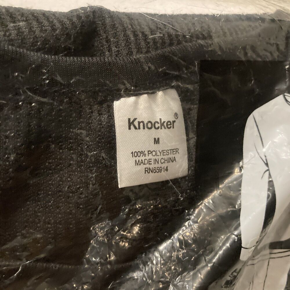 Knocker Waffle Knit Thermal Underwear 2 Piece Set Black Men Size M (34-36) - Picture 2 of 6